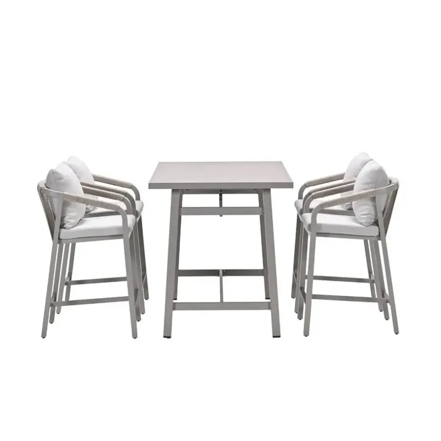 Tuinsets-Garden Impressions Monti barset - 5-dlg.- taupe - rope grey sand - valley sand