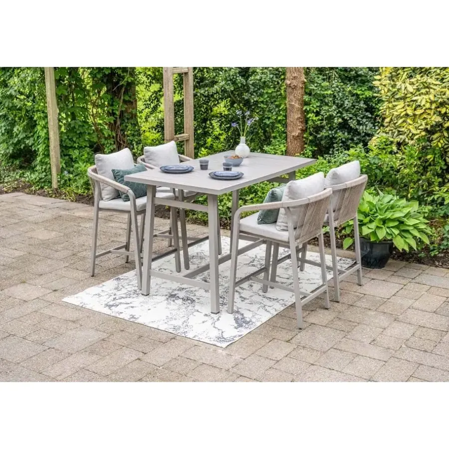 Tuinsets-Garden Impressions Monti barset - 5-dlg.- taupe - rope grey sand - valley sand