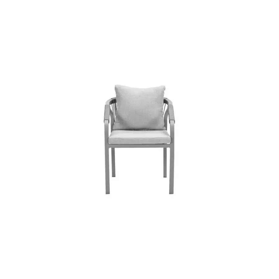 Garden Impressions Monti dining fauteuil - taupe - rope grey sand - valley sand
