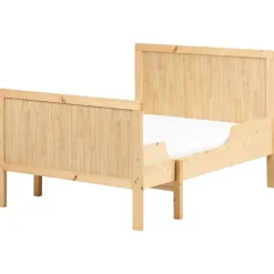Beliani MONTIGNY - Uitschuifbaar kinderbed - Lichtbruin - Dennenhout