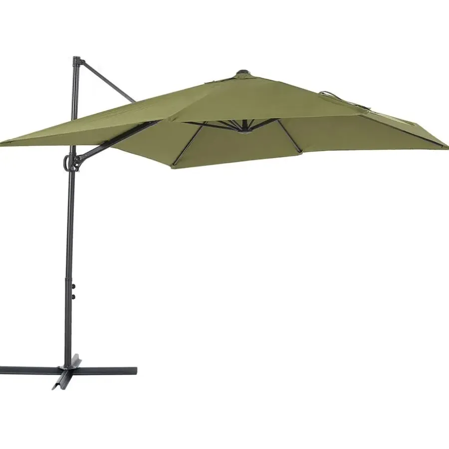 Beliani MONZA II - Zweefparasol - Groen - Polyester