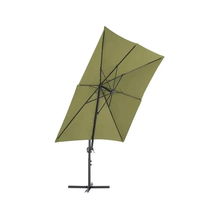 Beliani MONZA II - Zweefparasol - Groen - Polyester