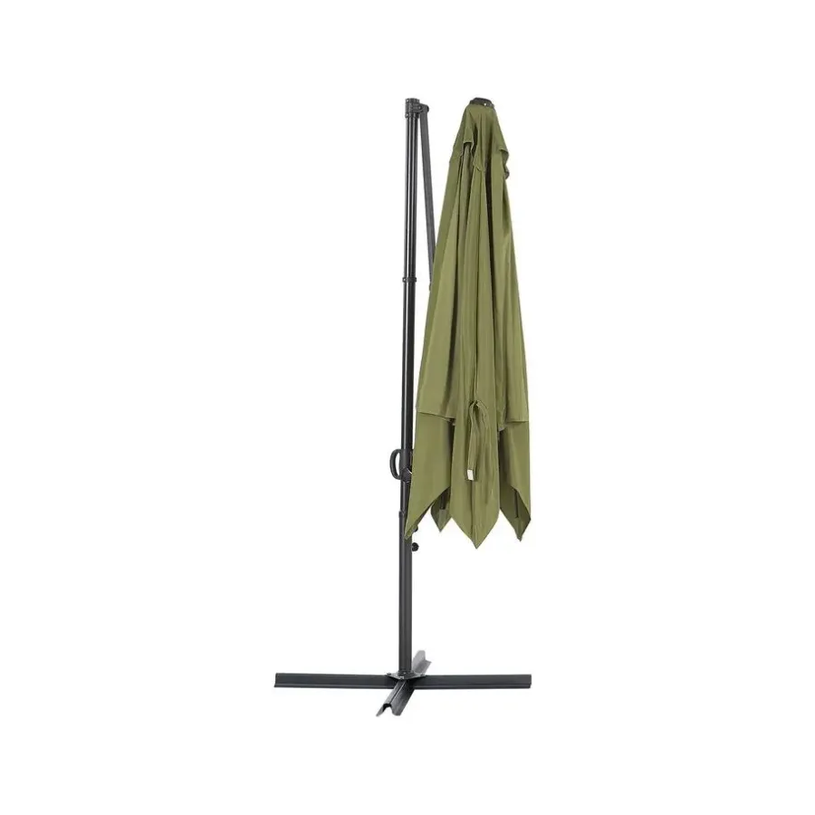 Beliani MONZA II - Zweefparasol - Groen - Polyester