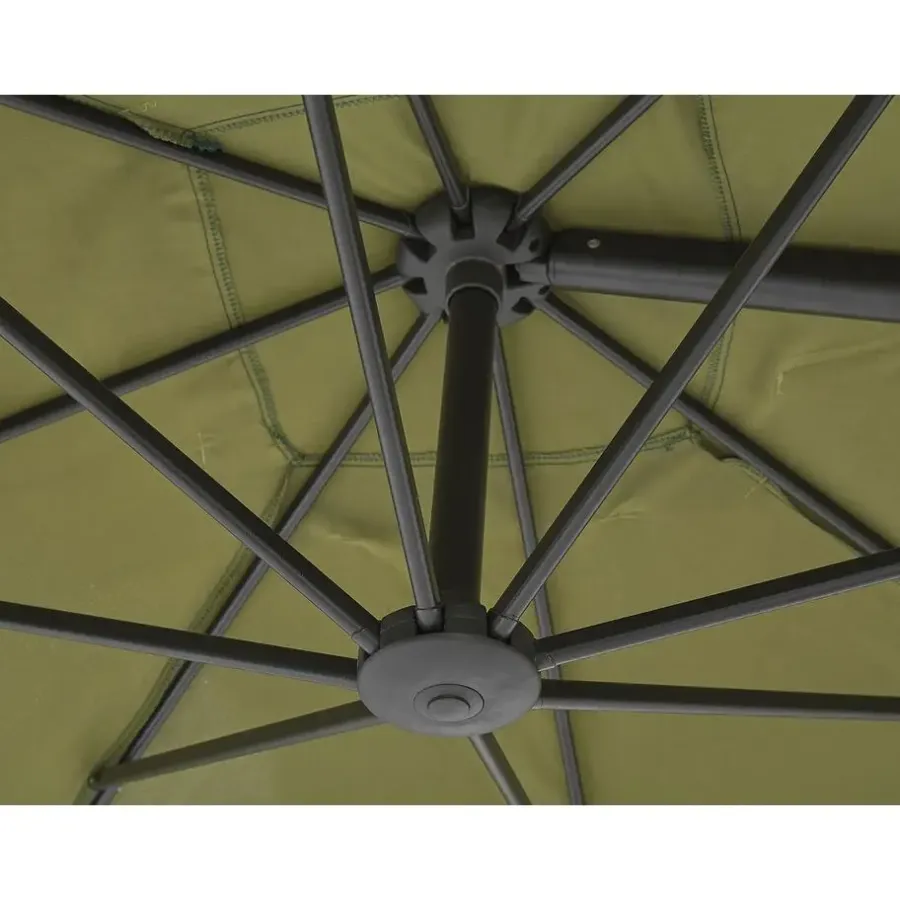 Beliani MONZA II - Zweefparasol - Groen - Polyester