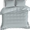 Moodit Dekbedovertrek Basil Stone Blue - Tweepersoons - 200 x 220 cm - Katoen