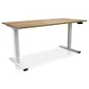 Zit-Sta-Bureaus-Lineaflex MRC MRC COMFORT elektrisch ARBO zit-sta bureau - 180x80cm - wit - robuust eiken
