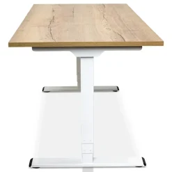 Zit-Sta-Bureaus-Lineaflex MRC MRC COMFORT elektrisch ARBO zit-sta bureau - 180x80cm - wit - robuust eiken