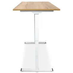 Zit-Sta-Bureaus-Lineaflex MRC MRC COMFORT elektrisch ARBO zit-sta bureau - 180x80cm - wit - robuust eiken