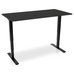 Zit-Sta-Bureaus-Lineaflex MRC MRC COMFORT elektrisch ARBO zit-sta bureau - 160x80cm - zwart eiken
