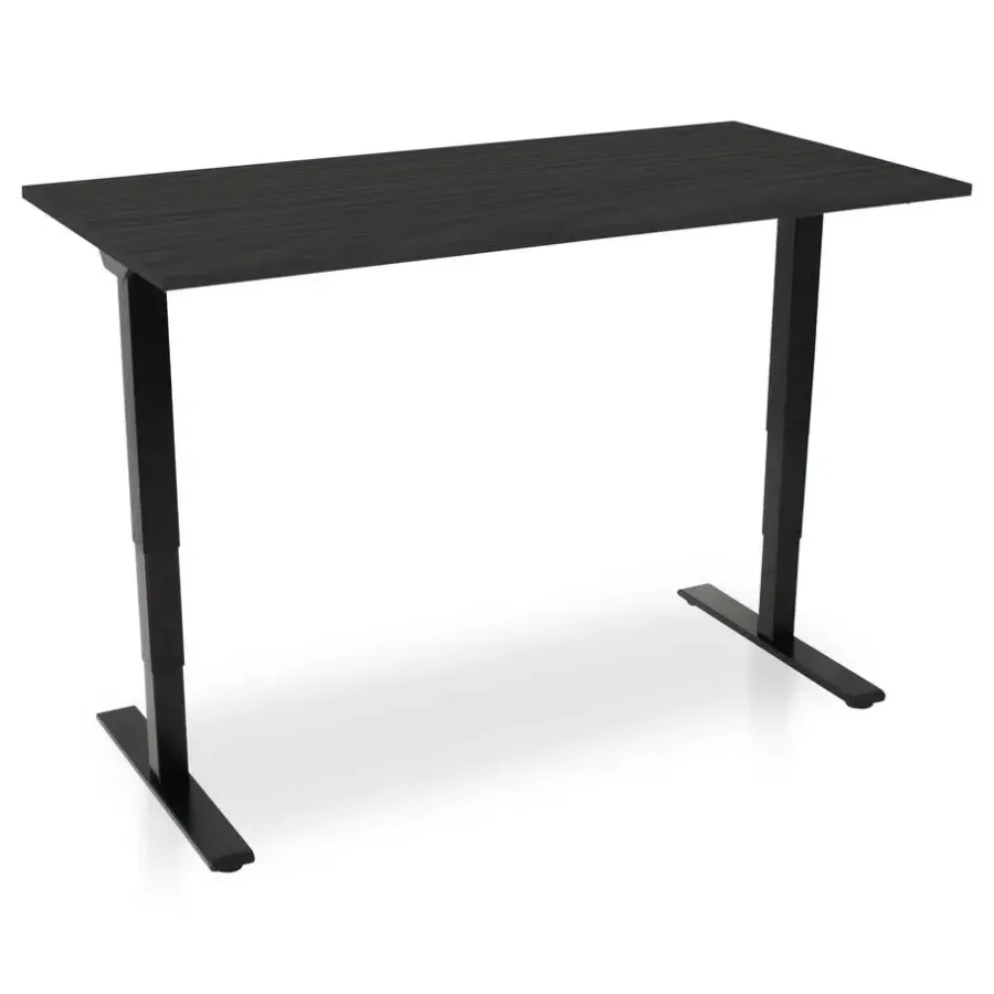Zit-Sta-Bureaus-Lineaflex MRC MRC COMFORT elektrisch ARBO zit-sta bureau - 160x80cm - zwart eiken