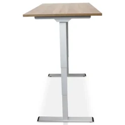 Zit-Sta-Bureaus-Lineaflex MRC MRC COMFORT elektrisch ARBO zit-sta bureau - 160x80cm - wit - midden eiken