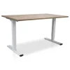 Lineaflex MRC MRC COMFORT elektrisch ARBO zit-sta bureau - 140x80cm - wit - midden eiken