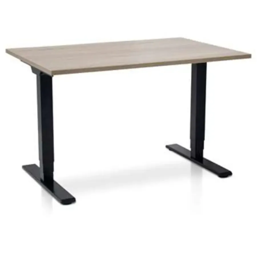 MRC COMFORT elektrisch zit sta bureau - 140x80 - midden eiken