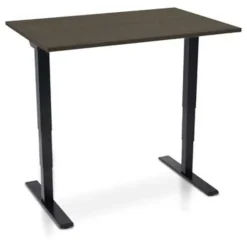 MRC COMFORT elektrisch zit sta bureau - 120x80 - bruin eiken