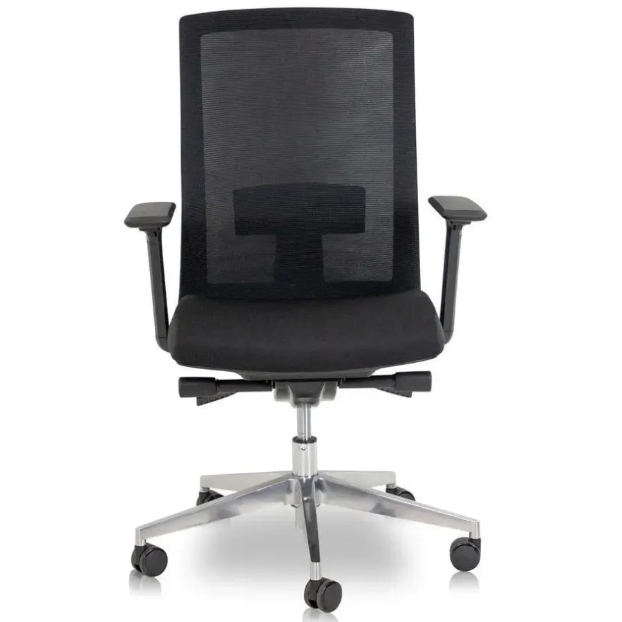 MRC COMFORT Set - Zit-sta bureau + stoel - 140x80 - midden eiken