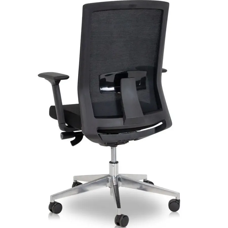 MRC COMFORT Set - Zit-sta bureau + stoel - 140x80 - midden eiken