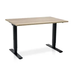 Zit-Sta-Bureaus-MRC COMFORT Set - Zit-sta bureau + stoel - 120x80 - robuust eiken