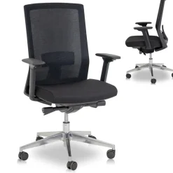 Zit-Sta-Bureaus-MRC COMFORT Set - Zit-sta bureau + stoel - 160x80 - midden eiken