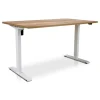 Zit-Sta-Bureaus-Lineaflex MRC MRC EASY elektrisch ARBO zit-sta bureau - 120x80cm - wit - robuust eiken