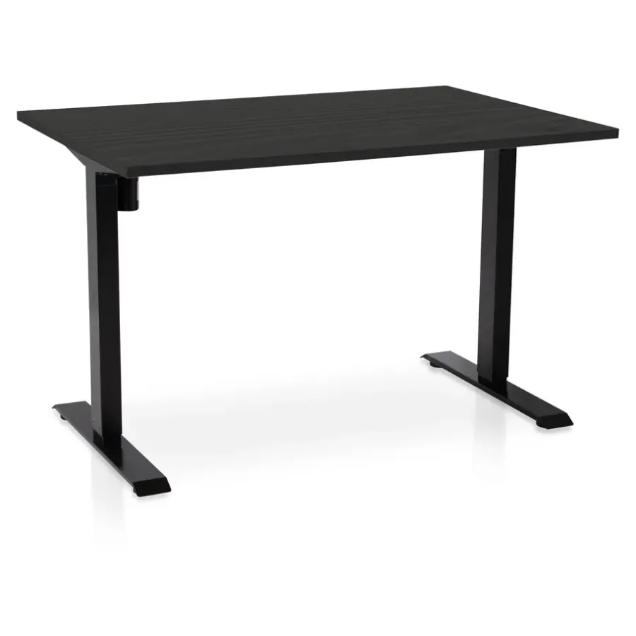 Zit-Sta-Bureaus-Lineaflex MRC MRC EASY elektrisch ARBO zit-sta bureau - 120x80cm - zwart - zwart eiken