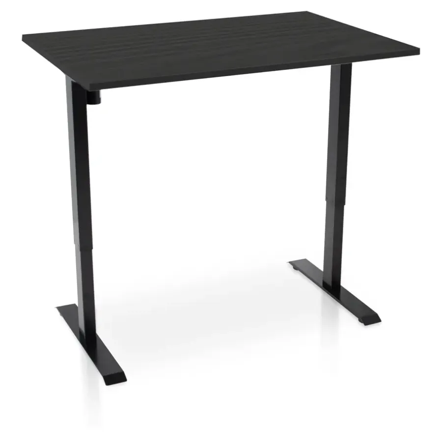 Zit-Sta-Bureaus-Lineaflex MRC MRC EASY elektrisch ARBO zit-sta bureau - 120x80cm - zwart - zwart eiken