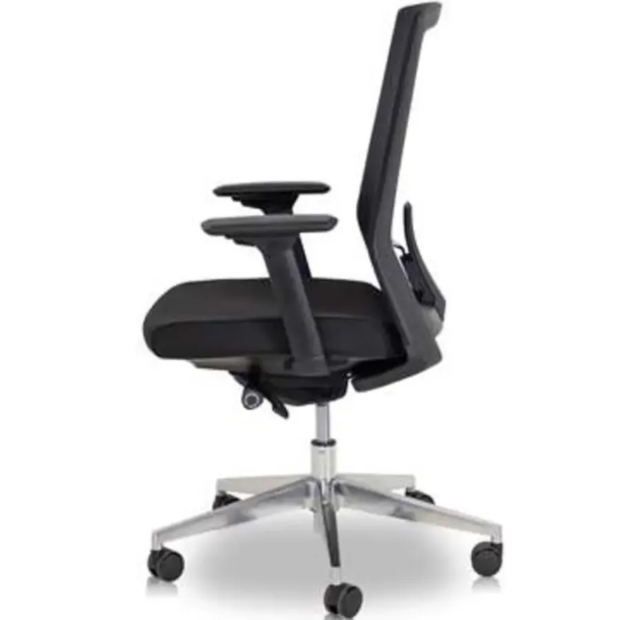 MRC EASY Set - Zit-sta bureau + bureaustoel - 140x80 - robuust eiken