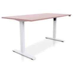 Lineaflex MRC MRC EASY Zit-Sta Bureau – Elektrisch Verstelbaar – 160x80 cm – Blad Dusty Rose