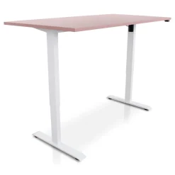 Lineaflex MRC MRC EASY Zit-Sta Bureau – Elektrisch Verstelbaar – 160x80 cm – Blad Dusty Rose
