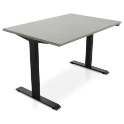 Zit-Sta-Bureaus-Lineaflex MRC MRC EASY Zit-Sta Bureau – Elektrisch Verstelbaar – 120x80 cm – Blad Forest Green