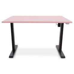 Lineaflex MRC MRC EASY Zit-Sta Bureau – Elektrisch Verstelbaar – 140x80 cm – Blad Dusty Rose