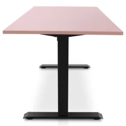 Lineaflex MRC MRC EASY Zit-Sta Bureau – Elektrisch Verstelbaar – 160x80 cm – Blad Dusty Rose