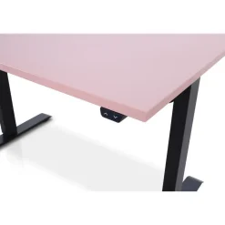 Lineaflex MRC MRC EASY Zit-Sta Bureau – Elektrisch Verstelbaar – 160x80 cm – Blad Dusty Rose