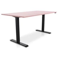 Lineaflex MRC MRC EASY Zit-Sta Bureau – Elektrisch Verstelbaar – 160x80 cm – Blad Dusty Rose