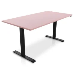 Lineaflex MRC MRC EASY Zit-Sta Bureau – Elektrisch Verstelbaar – 160x80 cm – Blad Dusty Rose