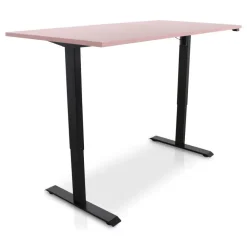 Lineaflex MRC MRC EASY Zit-Sta Bureau – Elektrisch Verstelbaar – 160x80 cm – Blad Dusty Rose