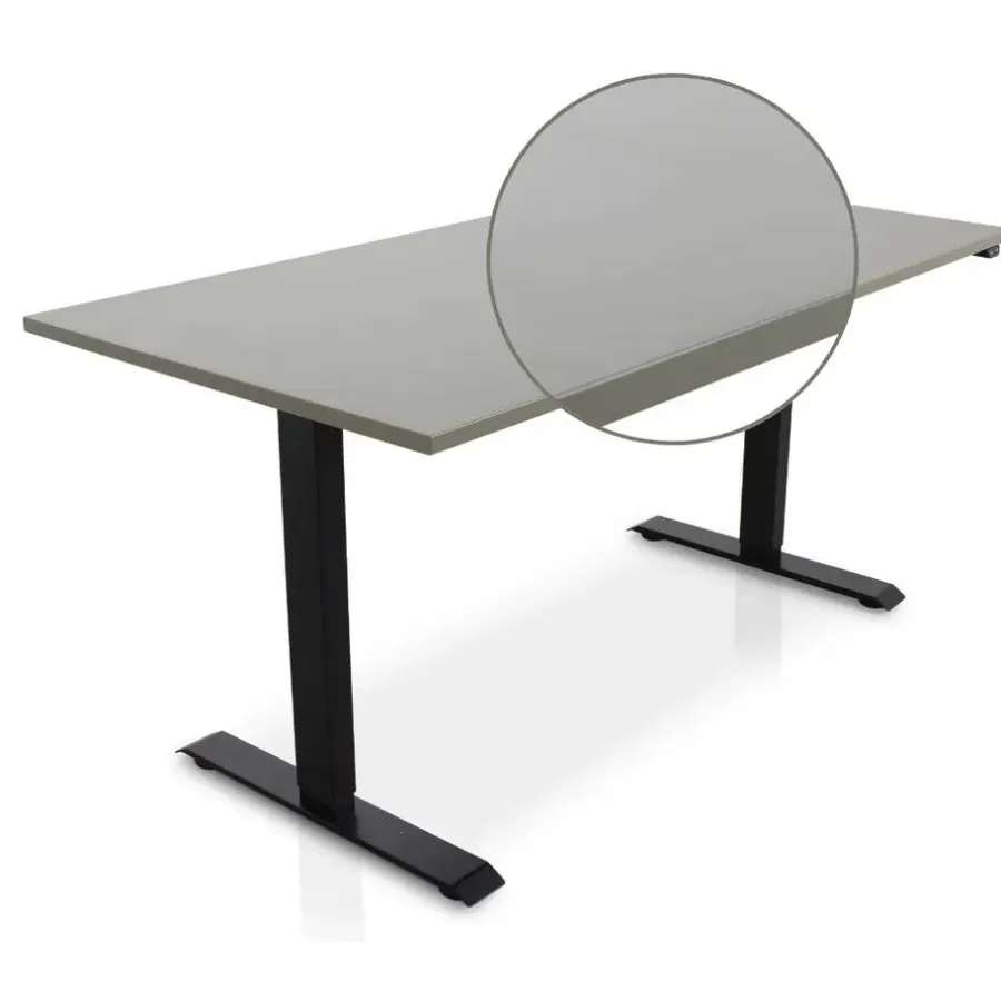Lineaflex MRC MRC EASY Zit-Sta Bureau – Elektrisch Verstelbaar – 160x80 cm – Blad Forest Green