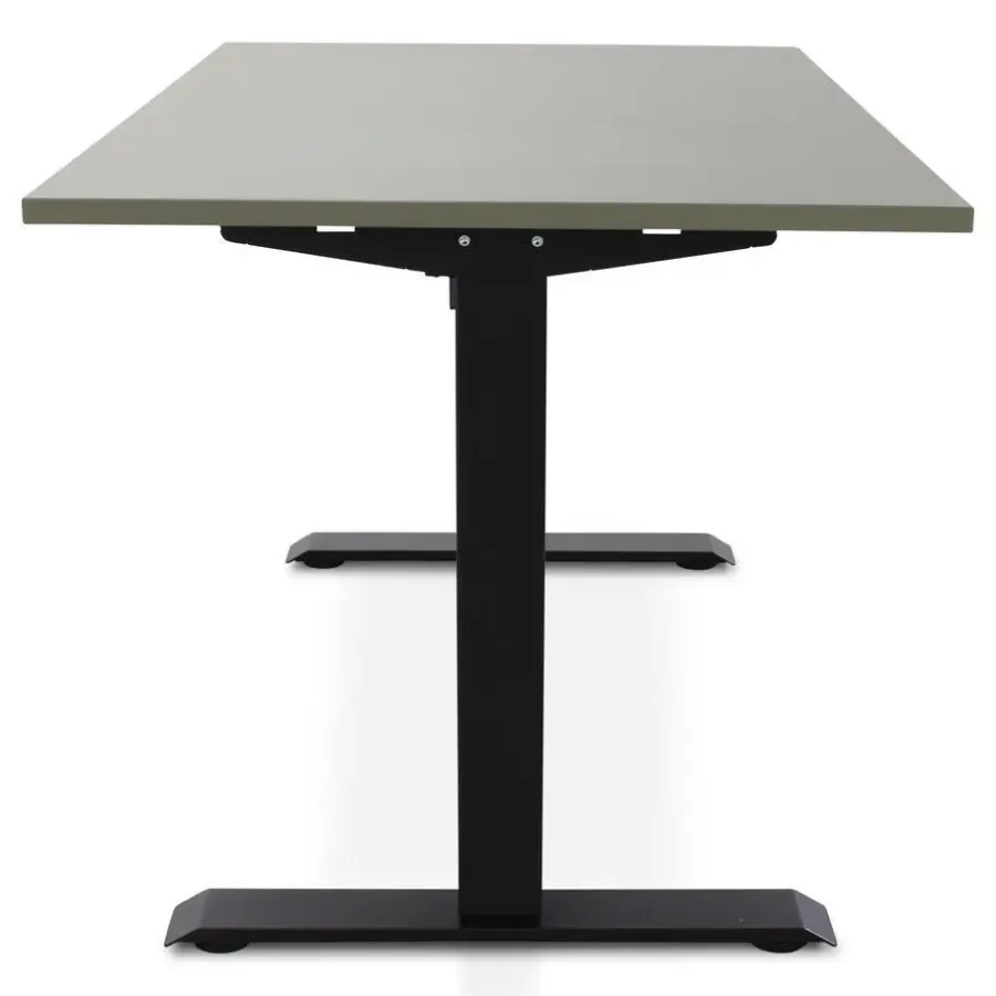 Lineaflex MRC MRC EASY Zit-Sta Bureau – Elektrisch Verstelbaar – 140x80 cm – Blad Forest Green