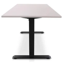 Zit-Sta-Bureaus-Lineaflex MRC MRC EASY Zit-Sta Bureau – Elektrisch Verstelbaar – 160x80 cm – Blad Sand Grey