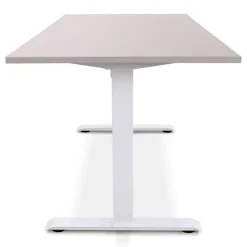 Zit-Sta-Bureaus-Lineaflex MRC MRC EASY Zit-Sta Bureau – Elektrisch Verstelbaar – 160x80 cm – Blad Sand Grey