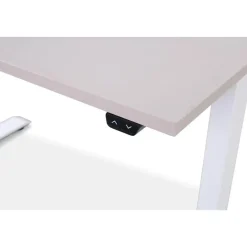 Zit-Sta-Bureaus-Lineaflex MRC MRC EASY Zit-Sta Bureau – Elektrisch Verstelbaar – 160x80 cm – Blad Sand Grey