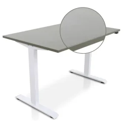Zit-Sta-Bureaus-Lineaflex MRC MRC EASY Zit-Sta Bureau – Elektrisch Verstelbaar – 120x80 cm – Blad Forest Green