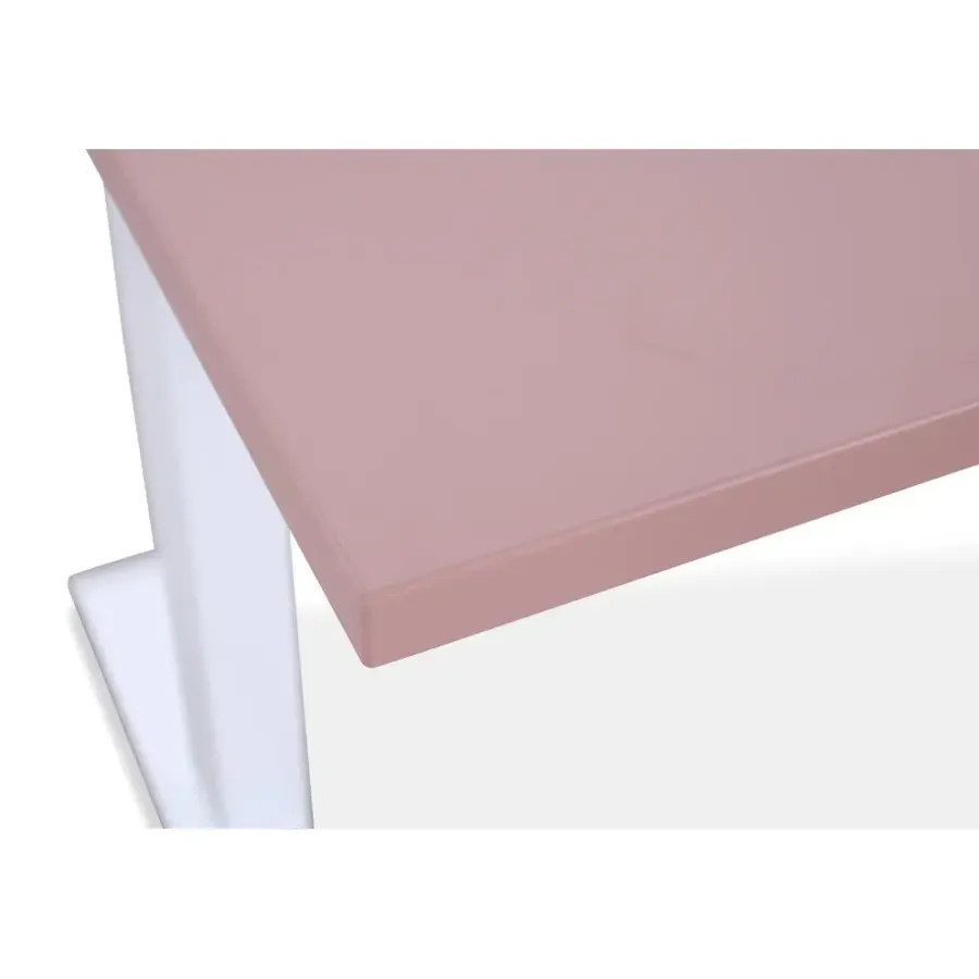 Lineaflex MRC MRC EASY Zit-Sta Bureau – Elektrisch Verstelbaar – 140x80 cm – Blad Dusty Rose