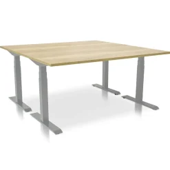 Zit-Sta-Bureaus-MRC PRO elektrisch ARBO zit-sta bureau - 140x80 cm robuust eiken