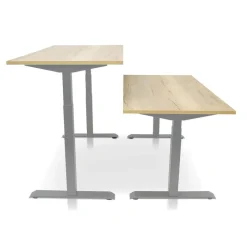 Zit-Sta-Bureaus-MRC PRO elektrisch ARBO zit-sta bureau - 140x80 cm robuust eiken