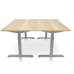 Zit-Sta-Bureaus-MRC PRO elektrisch ARBO zit-sta bureau - 140x80 cm robuust eiken