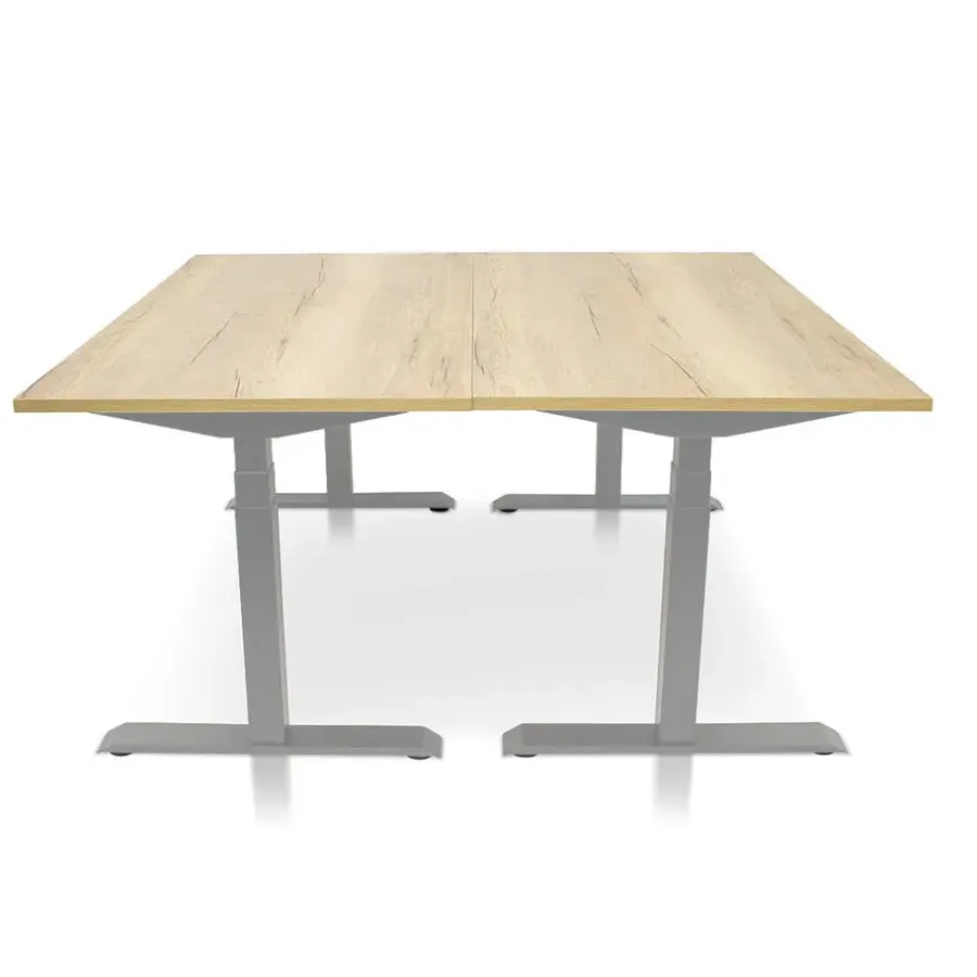Zit-Sta-Bureaus-MRC PRO elektrisch ARBO zit-sta bureau - 140x80 cm robuust eiken