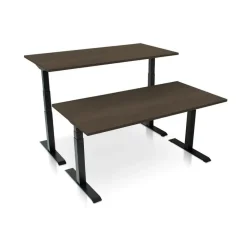 Zit-Sta-Bureaus-MRC PRO elektrisch ARBO zit-sta bureau - 180x80 cm - bruin eiken