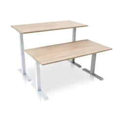Zit-Sta-Bureaus-MRC PRO elektrisch ARBO zit-sta bureau - 160x80 cm - midden eiken