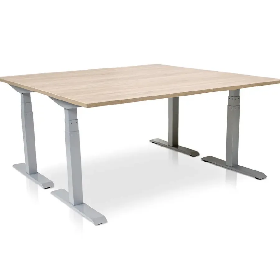 Zit-Sta-Bureaus-MRC PRO elektrisch ARBO zit-sta bureau - 140x80 cm - midden eiken