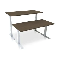 Zit-Sta-Bureaus-MRC PRO elektrisch ARBO zit-sta bureau - 120x80 cm - bruin eiken